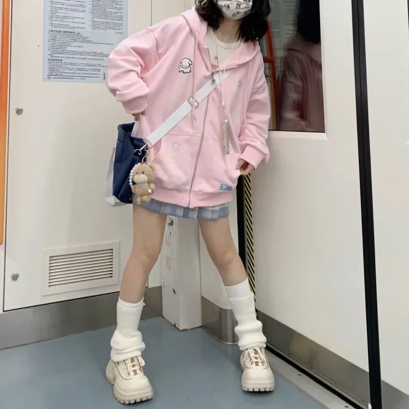 Men'S Fashion For 70 Year Old - Y2K Harajuku Kawaii Japanese Zip Up