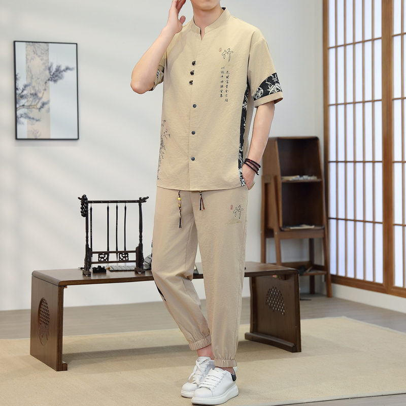 Mens Fashion Casual 2026 - Short Sleeves+Trousers 2026 New Summer Men'S