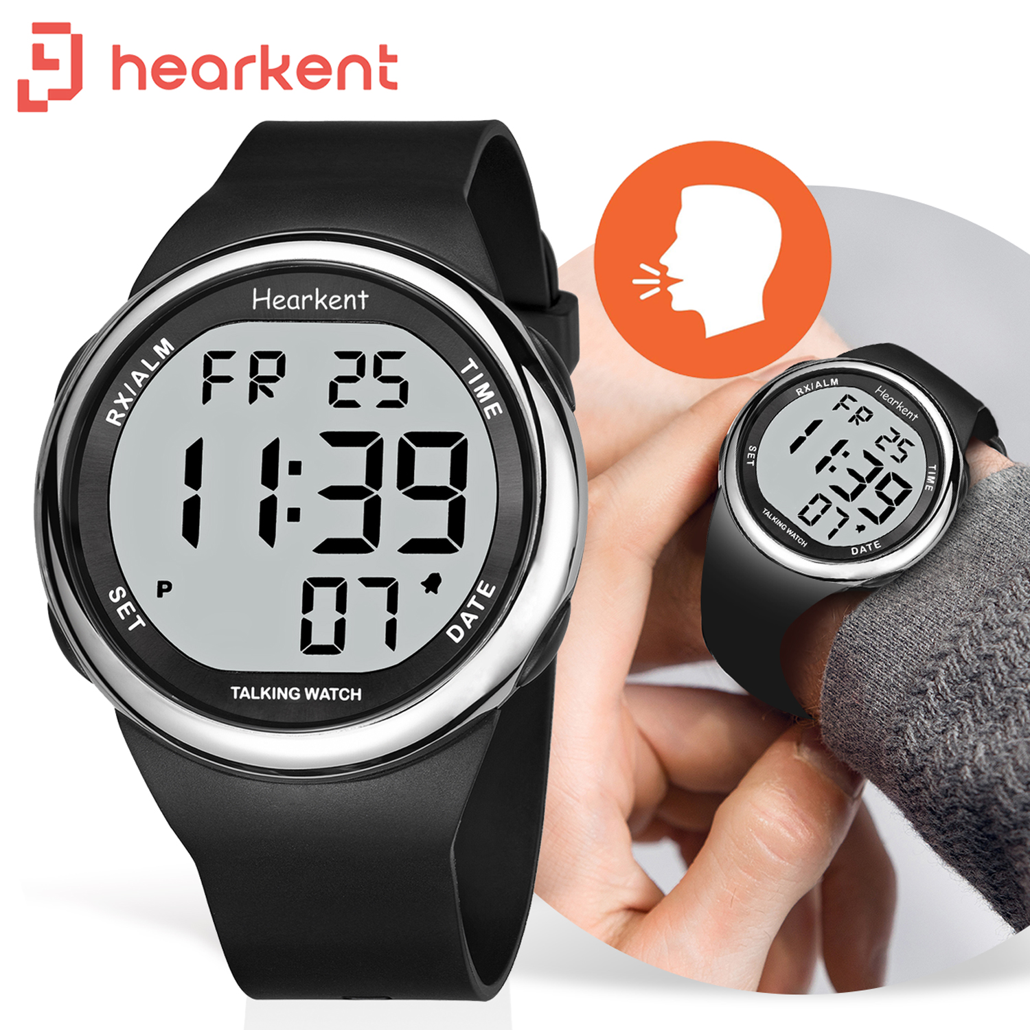 Men'S Fashion For 60 Year Old - Hearkent Spanish Talking Watch Clock for