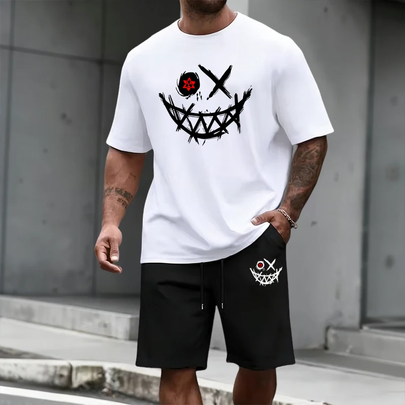 Mens Fashion Clothes - 2026 Summer Men's Set T-shirt&shorts Urban