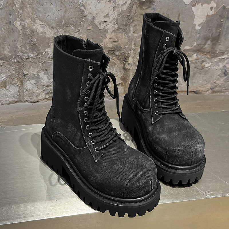Mens Fashion Denim - High Quality Retro Denim High Top