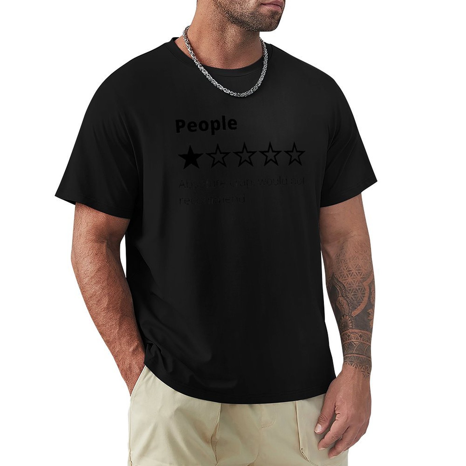 Men'S Fashion Reviews - Review Of People T-Shirt Casual Fashion
