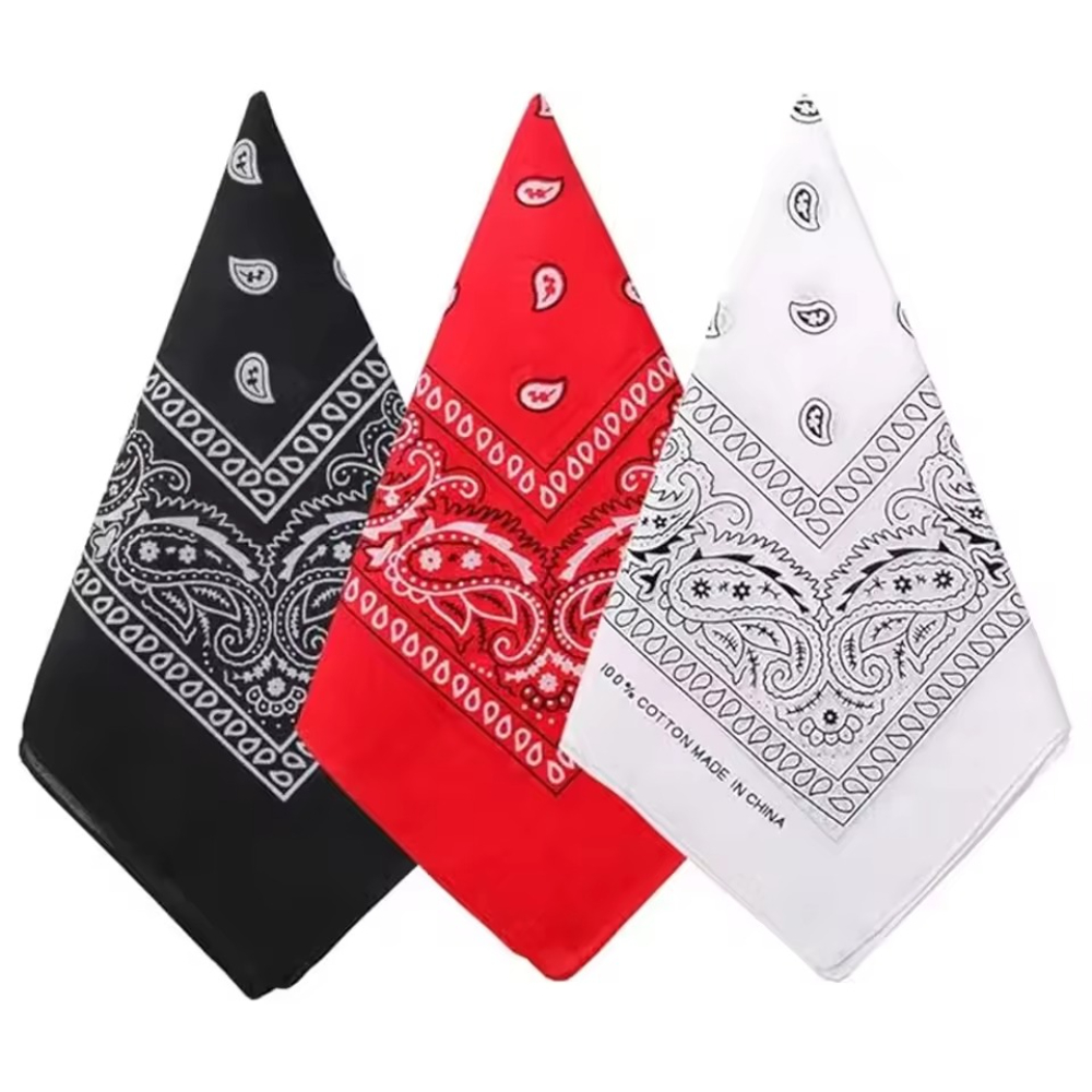Men'S Fashion Xxl - Hip Hop Cowboy Paisley Scarf Large