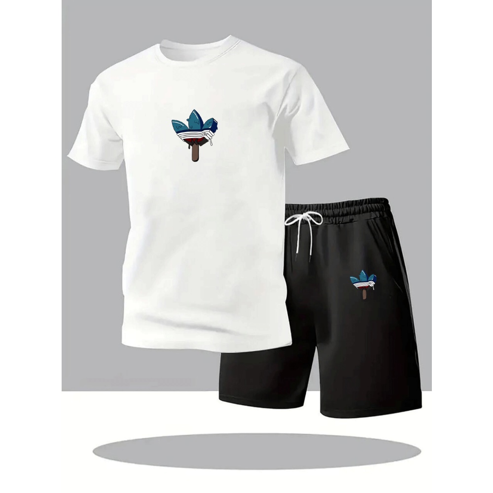 Mens Fashion Clothes - Summer Men's Sets Fashion Tracksuit Men