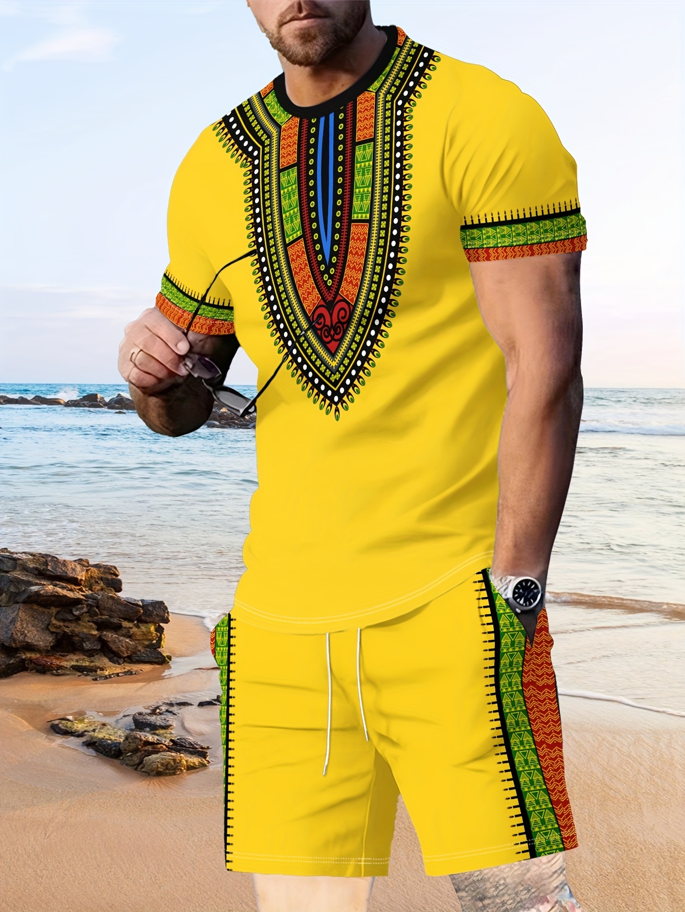 Mens Fashion Clothes - New Men's Suits African Dashiki Paisley