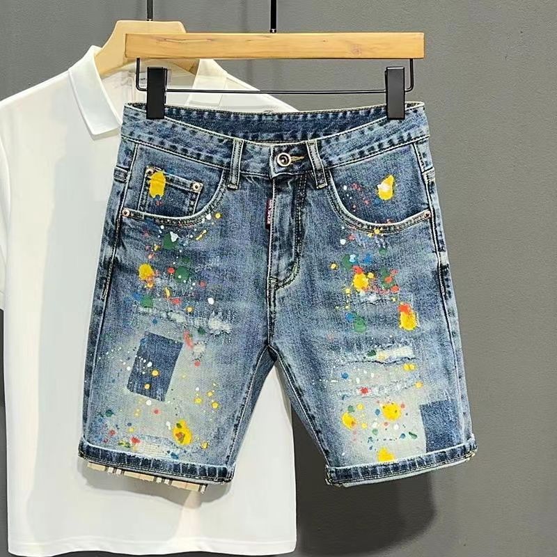 Men's Short Jeans Pants Graffi - Men'S Fashion Jeans review and price