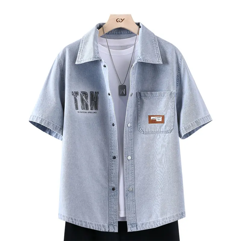 Men's Thin Denim Shirt New Sum - Mens Fashion Denim review and price