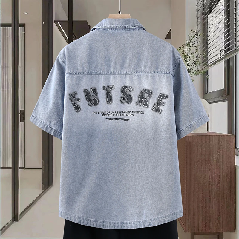 Men's Thin Denim Shirt New Sum - Mens Fashion Denim review and price