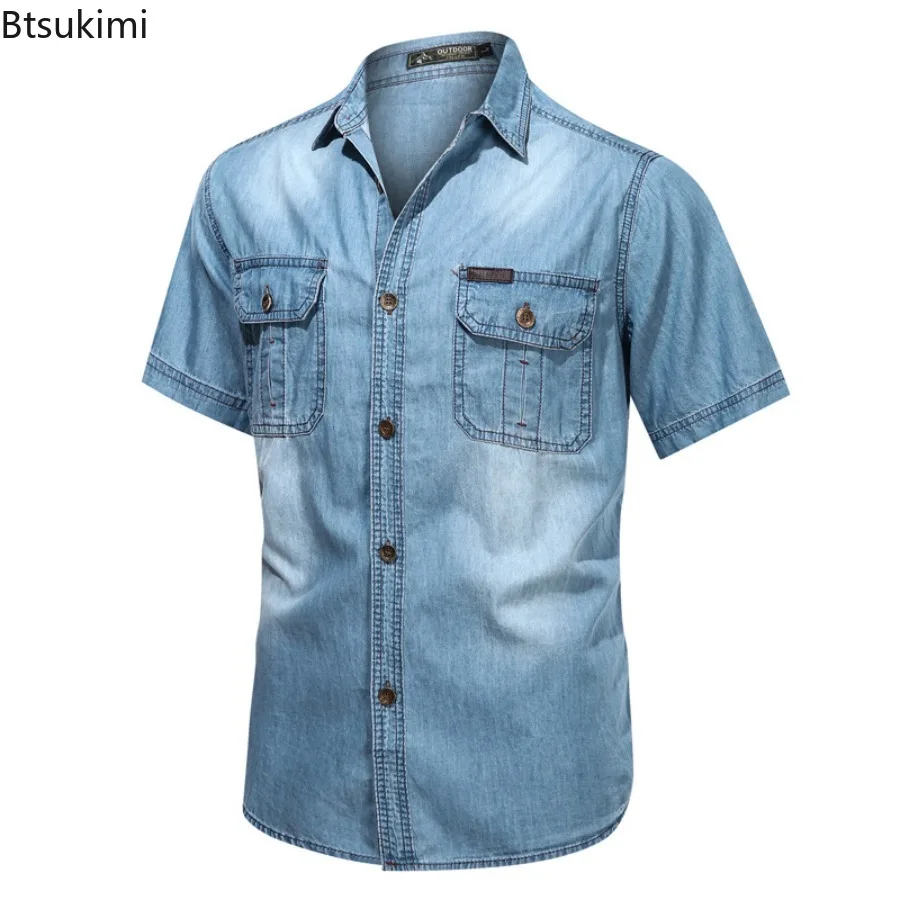 2026 New Men's Denim Shirts Sp - Jeans Shirt Fashion For Men review and price