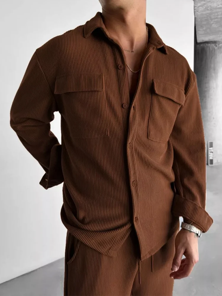 2025 Spring Casual Mens Two Pi - Corduroy Jacket Men review and price