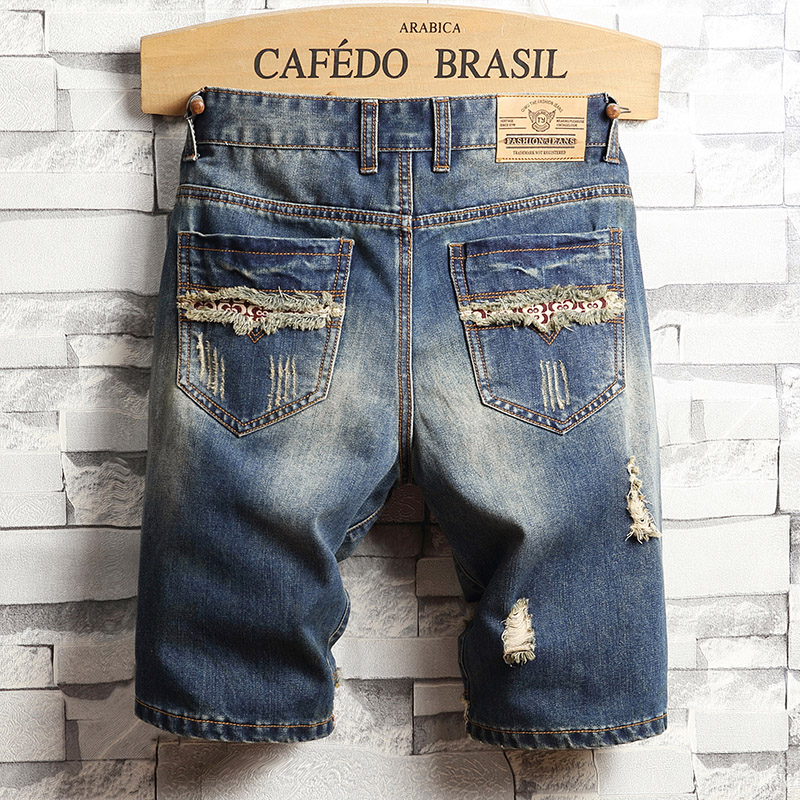 Ripped Hip-hop Denim Shorts Me - Men'S Fashion Jeans review and price