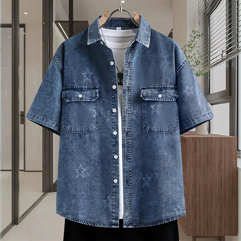 Men's Thin Denim Shirt New Sum - Mens Fashion Denim review and price