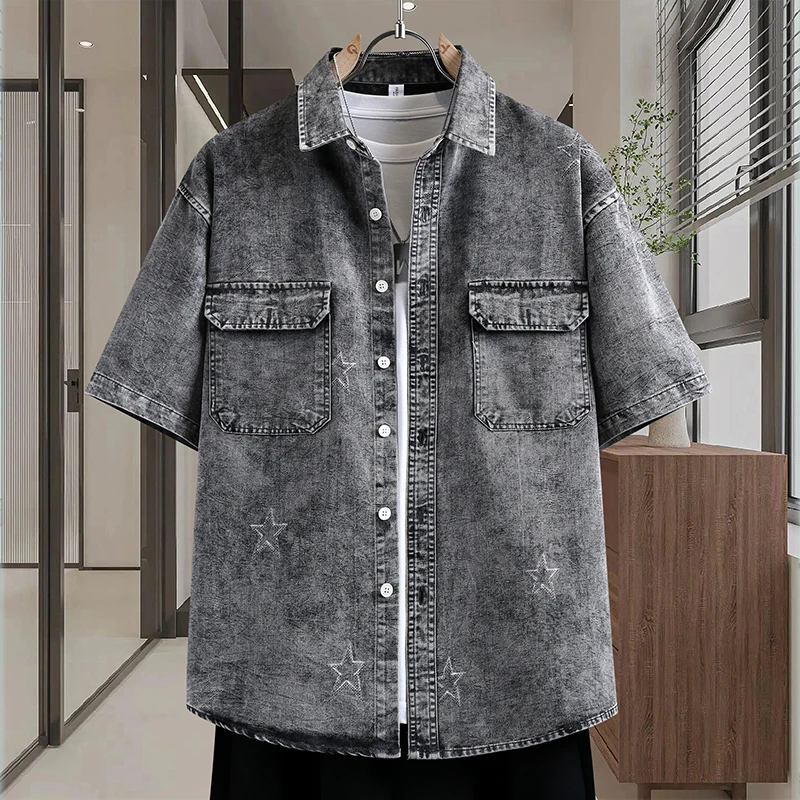 Men's Thin Denim Shirt New Sum - Mens Fashion Denim review and price