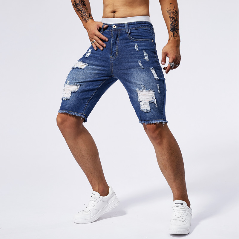 2025 Summer New Men's Ripped D - Mens Fashion Denim review and price