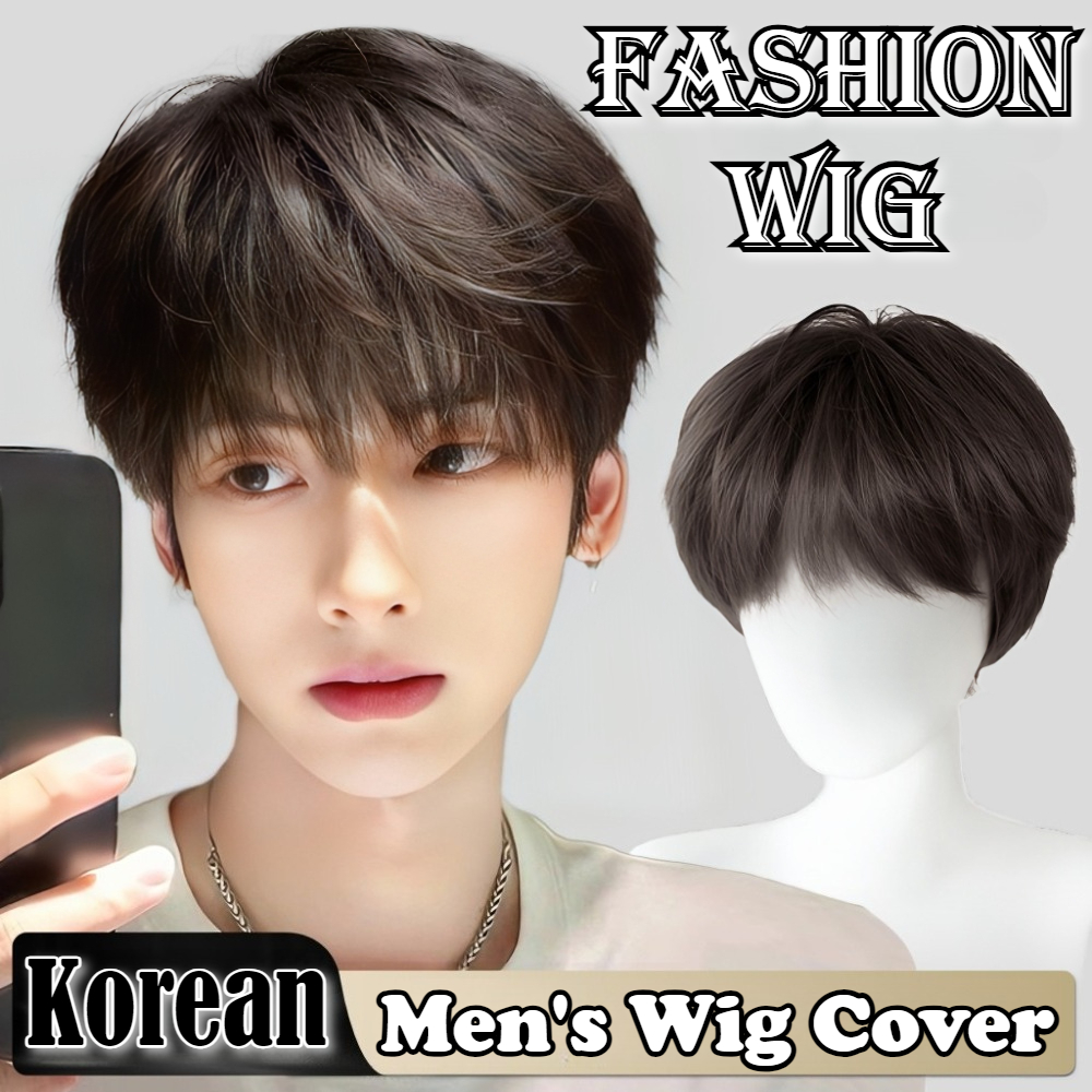 Fashion Synthetic Straight Hai - Men Fashion Korean Style review and price