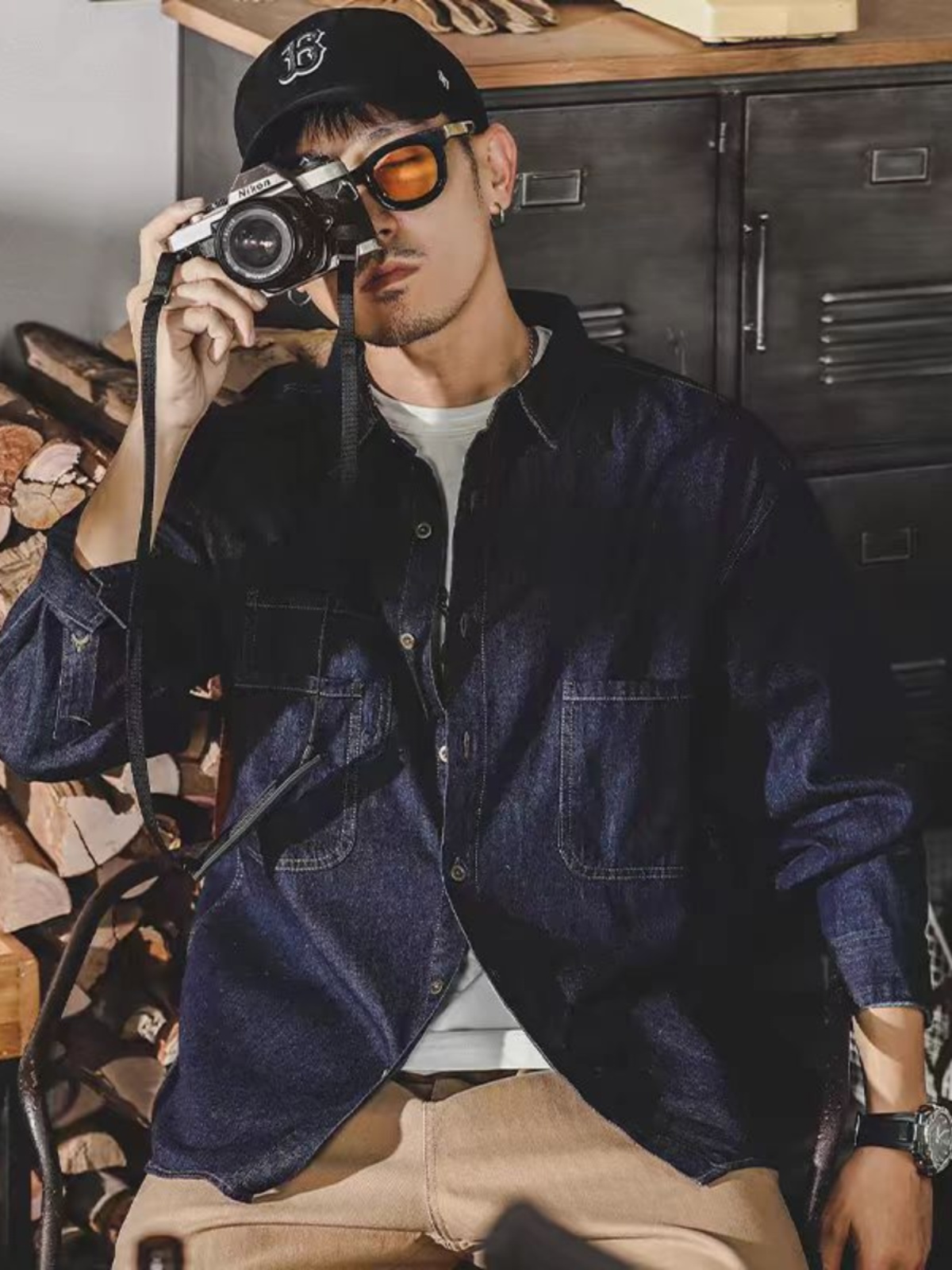 Mens American Retro Denim Jack - Mens Fashion Denim review and price