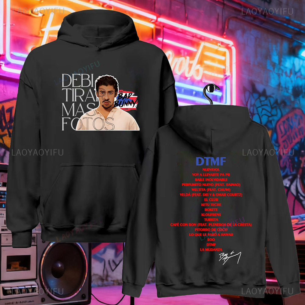 Bad Bunny Album DTMF Print Pul - Men'S Fashion For 70 Year Old review and price