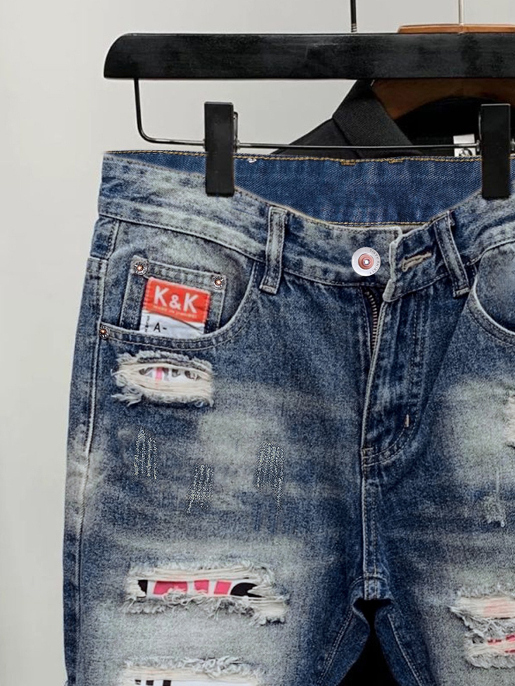 2026 Summer Ripped Straight Me - Men'S Fashion Jeans review and price