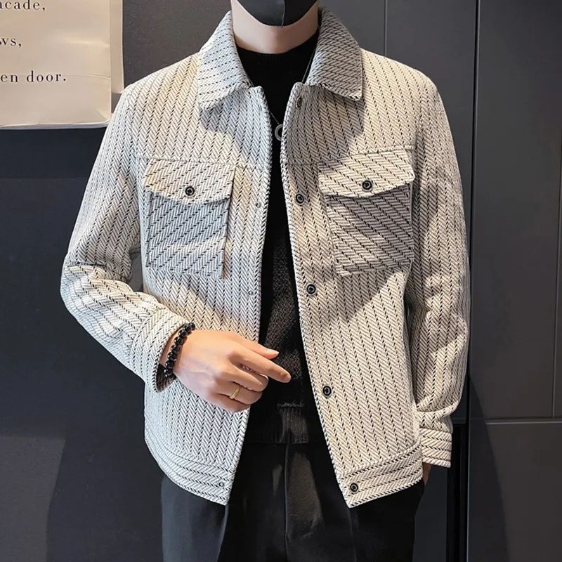 Male Wool & Blends Coats Strip - Men'S Fashion Reviews review and price