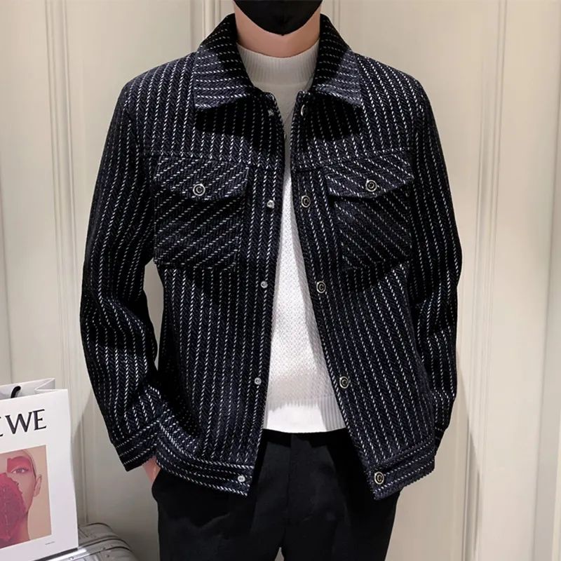 Male Wool & Blends Coats Strip - Men'S Fashion Reviews review and price