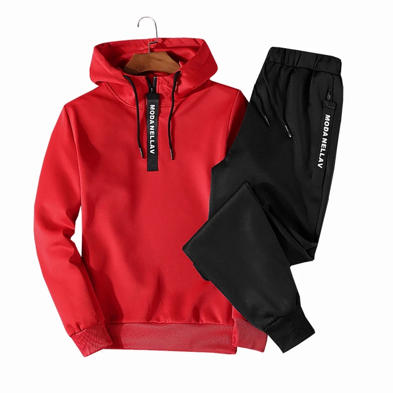 Men Outfit Set Jogger Sports S - Mens Fashion Clothes review and price