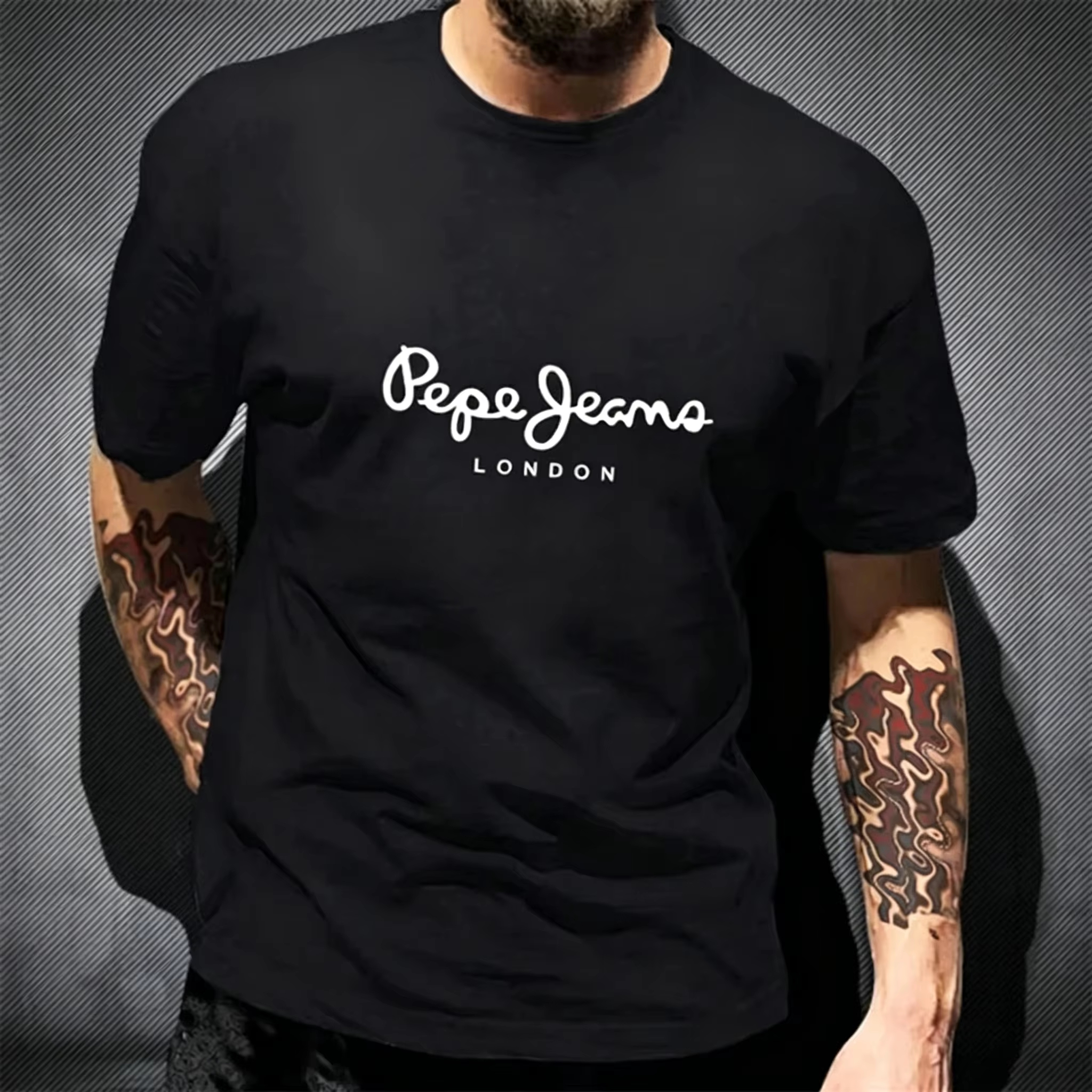 Pepe Jeans London printing 100 - Jeans Shirt Fashion For Men review and price