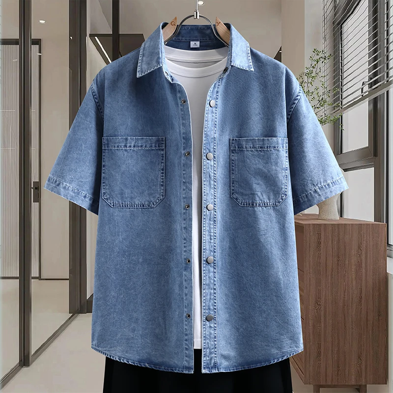Men's Thin Denim Shirt New Sum - Mens Fashion Denim review and price
