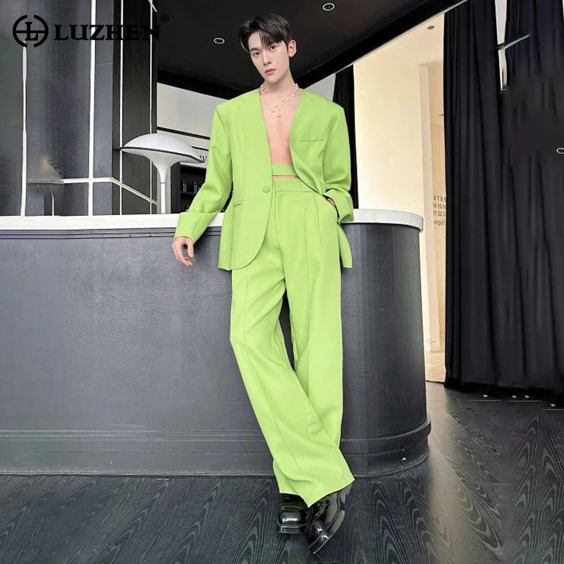 LUZHEN 2026 Spring New Solid C - Mens Fashion Casual 2026 review and price