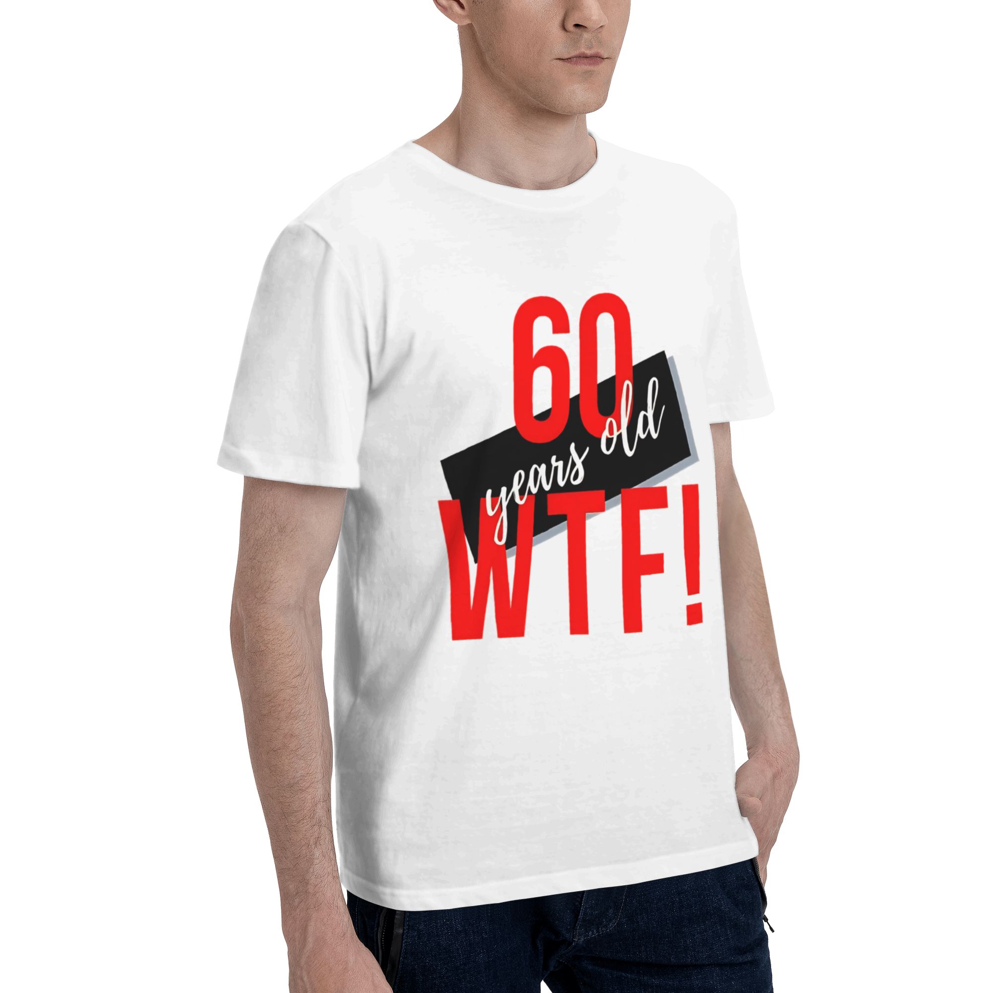 60 Years Old WTF Men's T Shirt - Men'S Fashion For 60 Year Old review and price