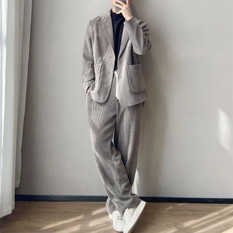 Premium Corduroy Suit Maillard - Corduroy Jacket Men review and price