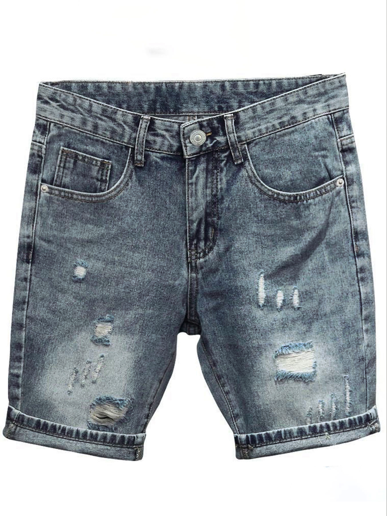 Light Blue Denim Shorts Men's  - Mens Fashion Denim review and price