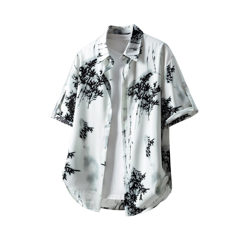 Fashionable Short Sleeve Shirt - Men Fashion Korean Style review and price