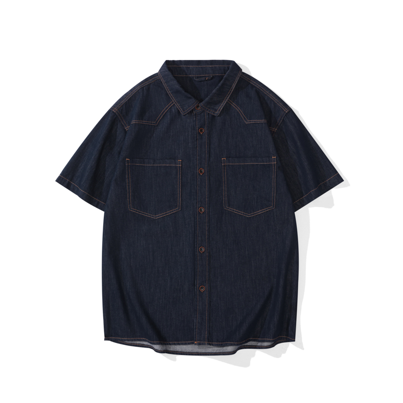 Summer Lightweight Thin Denim  - Jeans Shirt Fashion For Men review and price