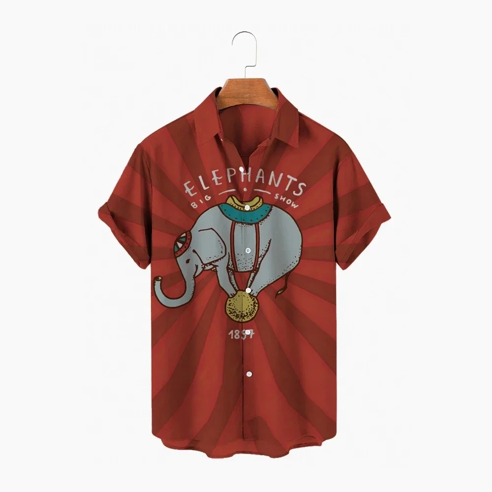 Circus Clown Hawaiian Fashion  - Jeans Shirt Fashion For Men review and price