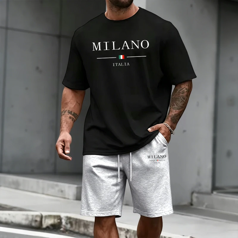 Men's Tracksuit Short Sleeve T - Mens Fashion Clothes review and price