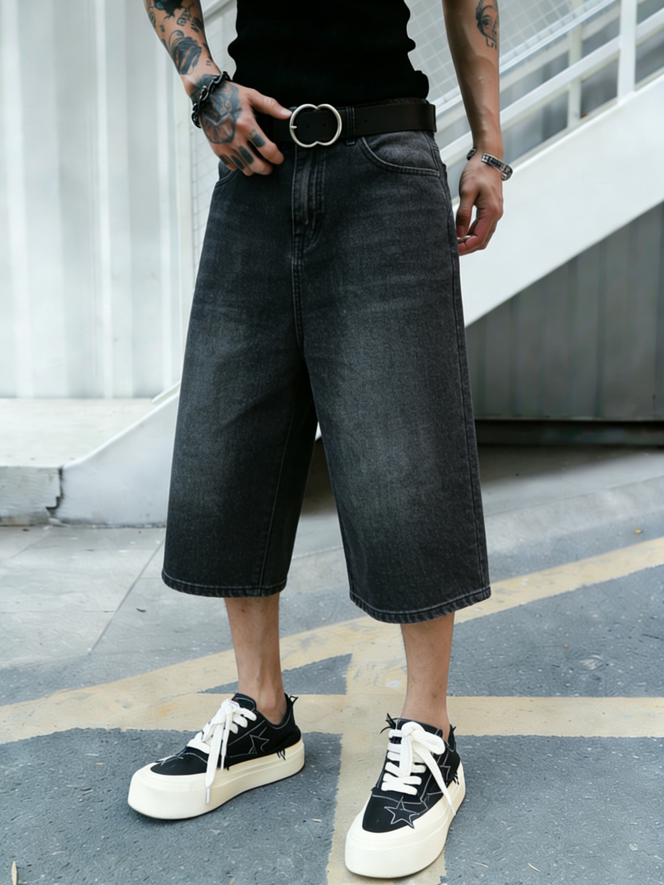 Fashion black non stretch deni - Mens Fashion Denim review and price