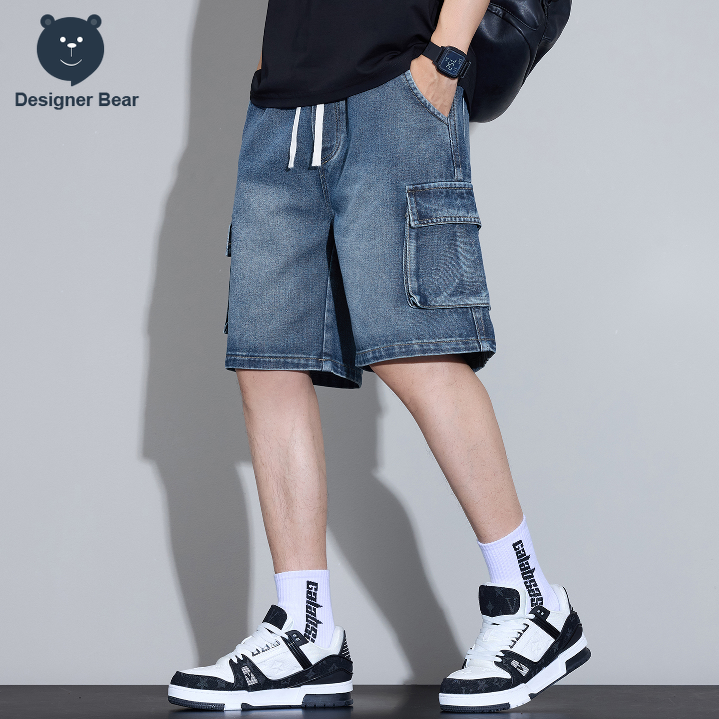 Men's Multi-Pocket Cargo Denim - Men'S Fashion Jeans review and price