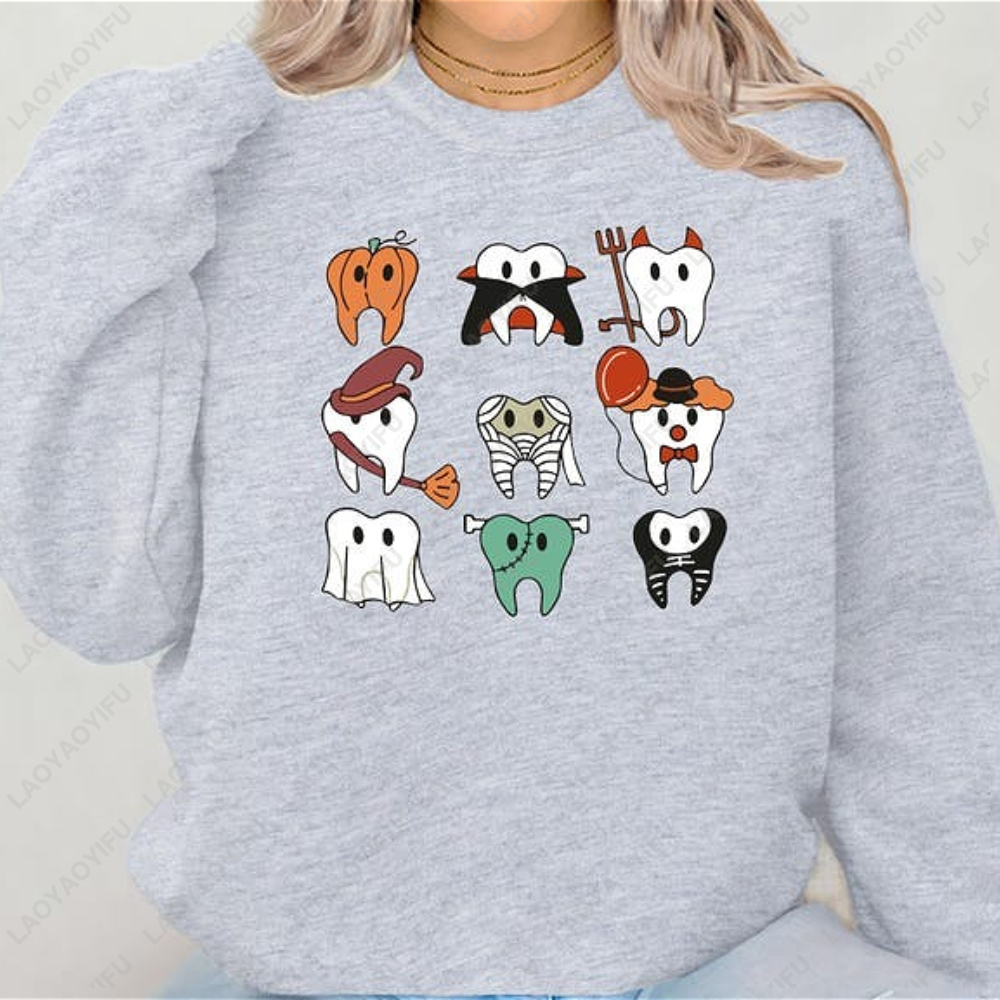 Spooky Halloween Dentist Patte - Men'S Fashion For 70 Year Old review and price