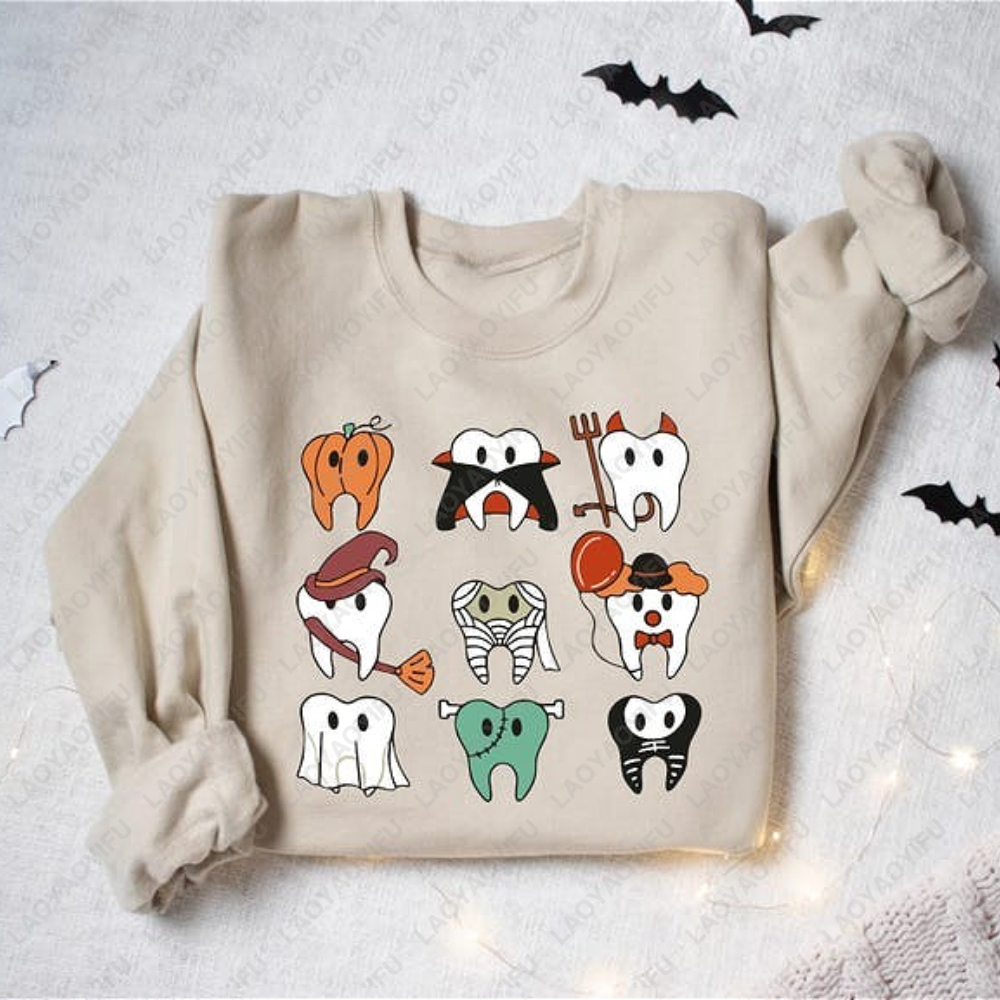 Spooky Halloween Dentist Patte - Men'S Fashion For 70 Year Old review and price