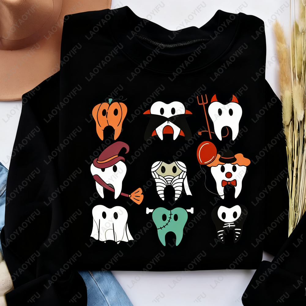 Spooky Halloween Dentist Patte - Men'S Fashion For 70 Year Old review and price