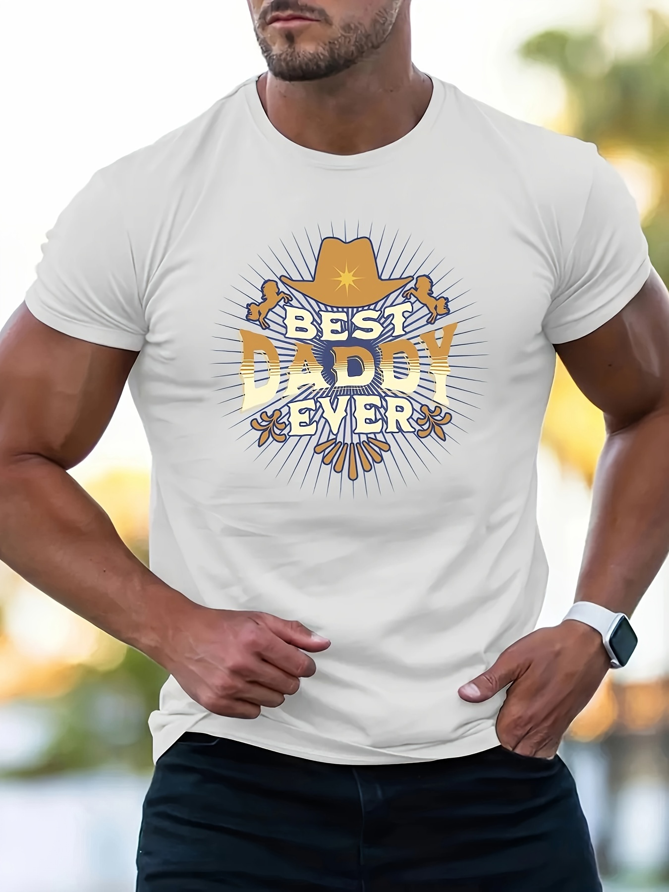 Best Daddy Ever Denim Hat Prin - Mens Fashion Denim review and price