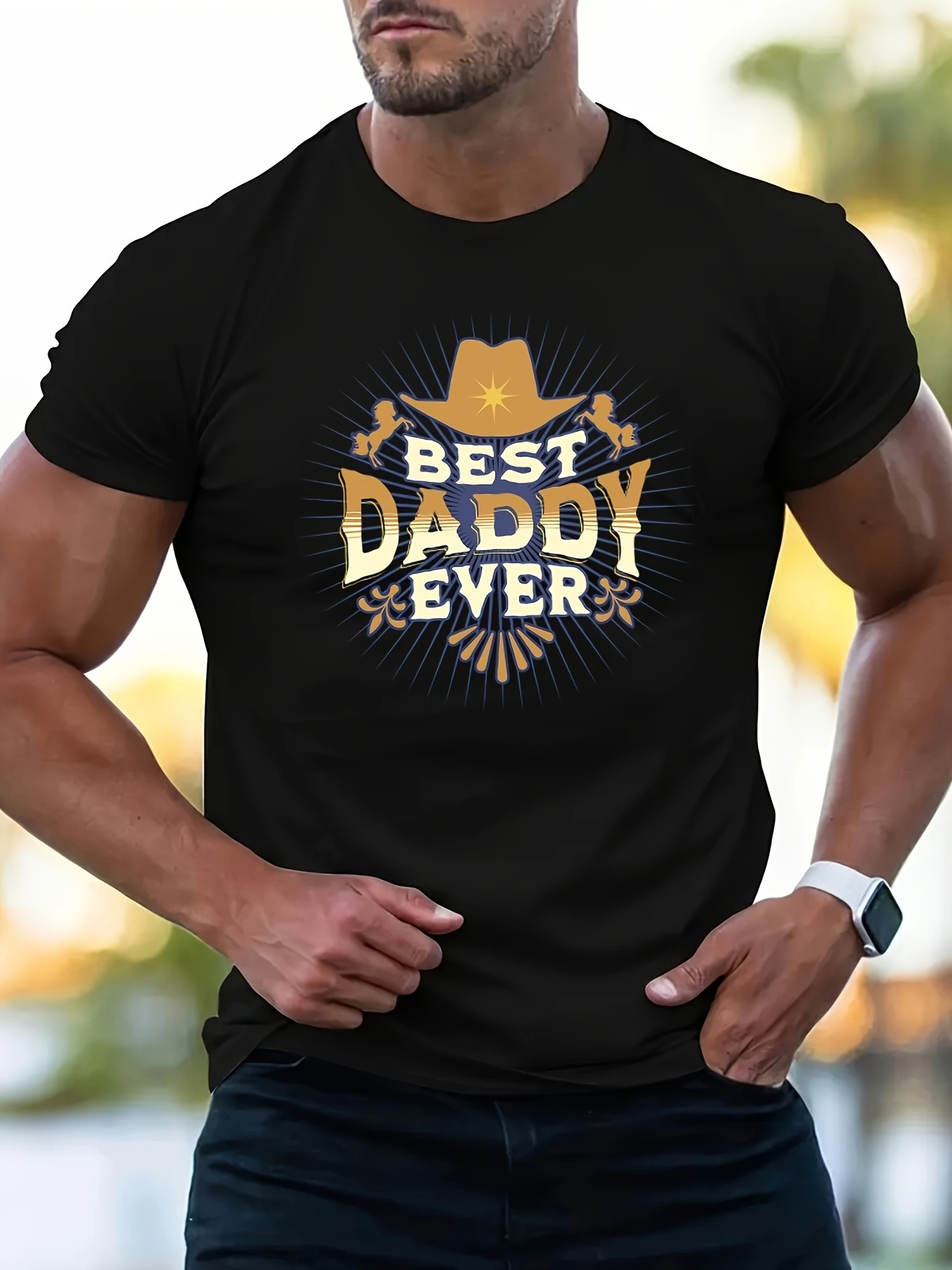 Best Daddy Ever Denim Hat Prin - Mens Fashion Denim review and price
