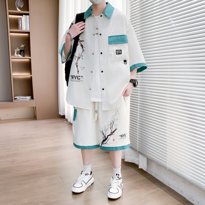 Shirt+shorts 2026 Summer New s - Mens Fashion Casual 2026 review and price