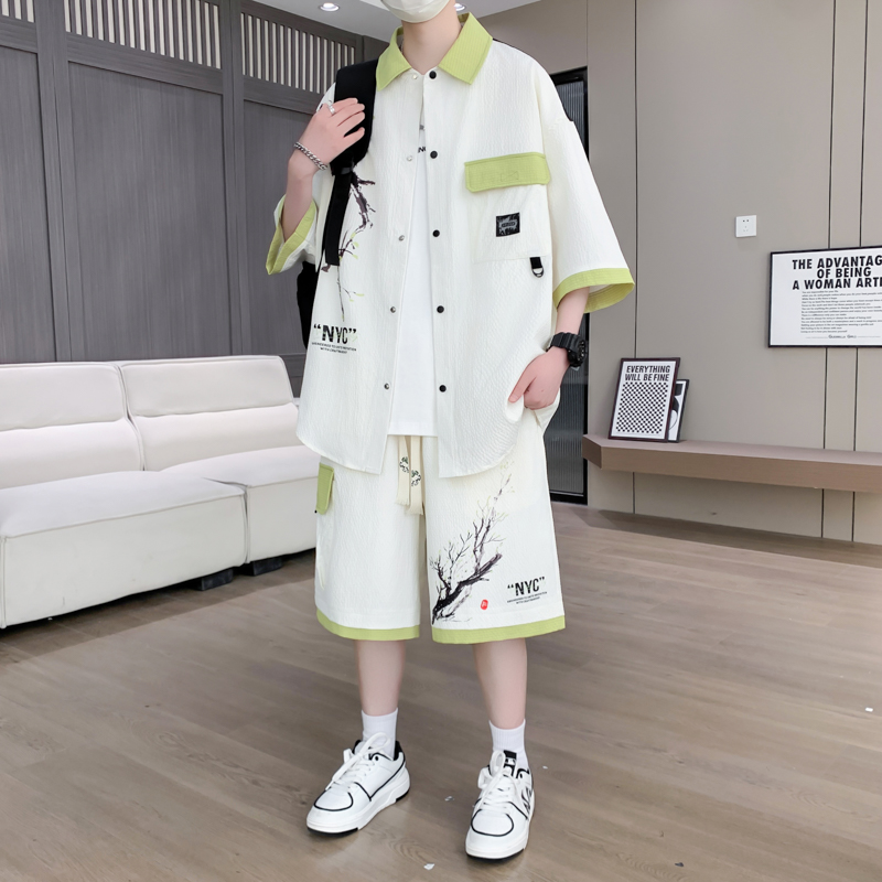 Shirt+shorts 2026 Summer New s - Mens Fashion Casual 2026 review and price